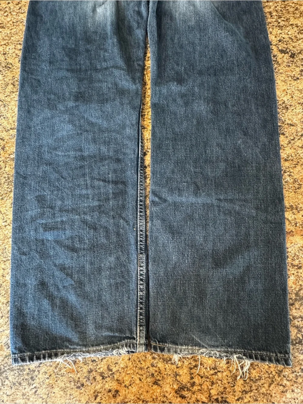 Levi's 569 Jeans Mens 36x36 Blue Loose Straight Skate Y2K Whiskered Fade 2004